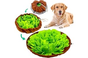 VERTUPET Schnüffelteppich für Hunde, Schnüffelteppich Hundespielzeug Intelligenzspielzeug für Große Hunde und Welpen, Fördert Natürliche Nahrungssuche, Waschbare Schnüffelteppich Hund (Grün)
