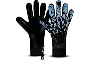 EFAH SPORTS Guanti da portiere calcio per bambini ragazzi e adulti con palmi ad alta presa ideali per allenamento e uso professionale