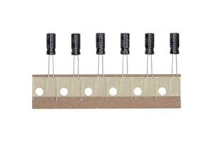HUABAN 100 Piezas 25V 100UF Condensador electrolítico de aluminio enchufable 5x11 5 * 11mm