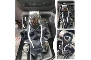 AIXIMA Auto Schaltknauf Abdeckung, Schalthebel Hoodi,Gangschaltung Hoodie-Abdeckung,Passend für Manuelles oder Automatisches,Autozubehör Dekoratives,Holländischer Samt 18 x 13 cm