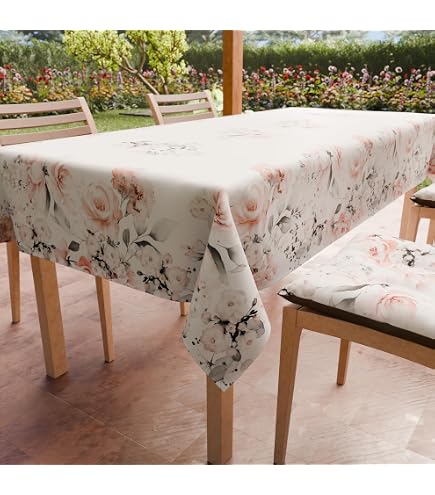 Arquiel Tovaglia Primaverile Ed Estiva, Tovaglia Con Fiori Di Campo Giallo Retangle Impermeabile, Antimacchia, Tovaglia Per Feste, Picnic, Cena (152 X - 10