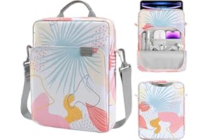 MoKo Funda Compatible con Galaxy Tab S9 11" 2023, iPad Pro 11 M2 2022-2018, iPad 10 10,9" 2022, iPad Air 5/4 10,9" 2022, Galaxy Tab S8/A8/A7 2022, iPad 9/8/7 10,2", iPad 9,7", Hoja Tropical