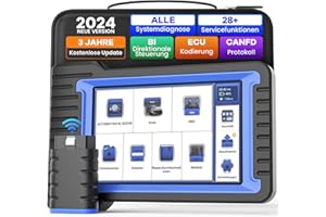 ‎MUCAR OBD2 Diagnosegerät, MUCAR VO7S Diagnosegerät Auto, Auto Auslesegerät Mit Vollständige Systemdiagnose & 28+ Reset-Services, KFZ Auslesegerät Für Aktives Testen/ECU-Kodierung/Unterstützt CANFD-Protokoll