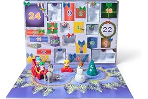 Spin Master PAW Patrol Adventskalender 2024 – 24 Spielzeug-Überraschungen für eine fantasievolle Winterwelt, 7 Welpenfiguren, Tierfiguren und Zubehör, ab 3 Jahren