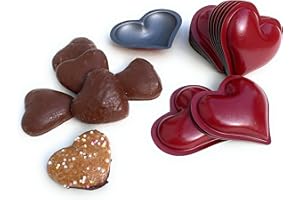 CULIMI Teglia Batticuore - Forme Cuore per Mini Torte Set di 20 pezzi - Formo Stampo per torta dolci muffin teglia rivestimento antiaderente