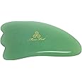 Mina Heal Jade Stone Facial Gua Sha for Lymphatic Massage Skin Detox and Rejuvenation, Anti-Wrinkles, Anti-Aging Facelift, Cosmetic Self-Treatment & Beauty