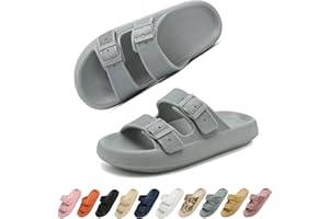 Geweo Cozislides Original Damen Hausschuhe Herren Super Weich Wolken Schuhe Sandalen rutschfeste Badeschuhe Bequem Badelatschen Dick Eva Badeschlappen Cozy Slides Slippers Unisex
