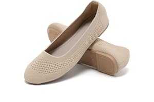 PELBIUQIK Damen Ballerina Flache Schuhe Komfort Slip On Klassische Sommerschuhe Walking Flats für Frauen