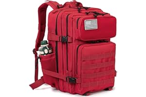 QT&QY 35L/45L Grande capacité Sacs à dos tactiques militaires pour hommes Sac de jour Molle sac à dos de fitness Sac à dos de randonnée avec porte-bouteille
