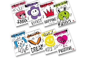 Pigna, Maxi Quaderno Rebel Graffiti, f.to A4 21x29,7 cm., pagine 80 + risguardo, carta 80 g/m², interno 0Q, Quadretto 5 mm con Margine, Copertine Assortite, 10 pezzi