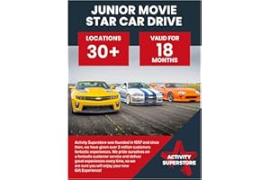 Activity Superstore Junior Movie Star Drive, Available at 30+ Locations, Experience Days, Driving Experience, Young Driver Experience, Transformers Cars