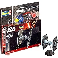 Revell RV63605 Modellbausatz Star Wars TIE Fighter im Maßstab 1:110, Level 3, originalgetreue Nachbildung mit vielen…