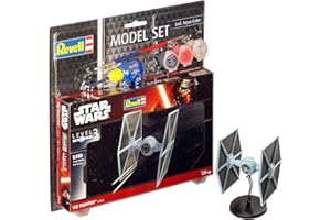 Revell Modellbausatz Star Wars TIE Fighter I Maßstab 1:110 I Level 3 I Originalgetreue Nachbildung mit vielen Details I Einfaches Kleben und Bemalen