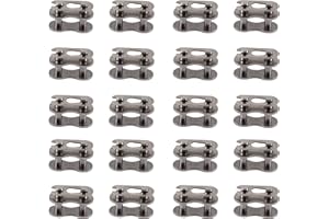 WOOSTAR 420 Chain Master Link Replacement for 90cc 110cc 125cc Pit Dirt Bike ATV 4 Wheeler Quad Baja Buggy Dune Pack of 20