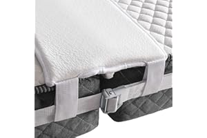 Totofac Liebesbrücke für Matratzen mit Spanngurt [200x28cm], Matratzenkeil Matratzenbrücke, Ritzenfüller für Matratzen Passt Gut in Die Bett Ritze Rein