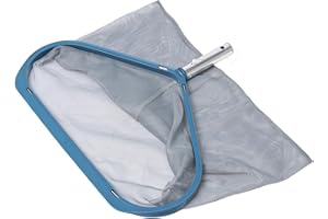 Astralpool Blue Line - Épuisette de Fond Piscine avec Cadre en Aluminium Robuste et Filet Résistant pour Nettoyage Efficace des Débris et Saletés - Taille Unique, Bleu