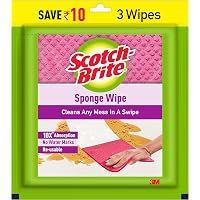 Scotch-Brite Multi-purpose , Easy to use kitchen cleaning Sponge Wipe (3 -Pieces)