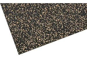 ACERTO Tapis de base pour Appareil de fitness ✓élevée Stabilité✓ Robuste Protection du plancher ✓ Antidérapant Tapis de sol,Multifonction mat Revêtement de sol pour la salle de fitness