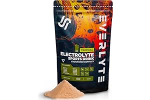 ‎EVERLYTE EVERLYTE Tropical Elektrolyte Pulver mit Natrium, Kalium, Calcium, Magnesium & Chlorid für optimale Hydration / 35 Anwendungen kalorienarmes Sport Getränkepulver/natürlich, vegan, zuckerarm