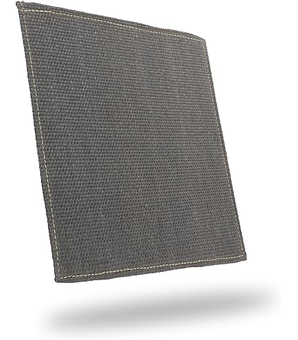 EVOCAMP vuurvaste mat 70x32 cm, lasmatten, vuurvaste deken, hittebestendig materiaal, hittebestendige onderlegger, vuurvaste bekleding, vuurvaste pakking, hittebestendig tot 982 °C