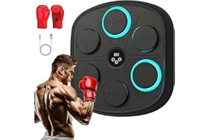 Paryou Music Boxing Machine,2025 Smart Bluetooth Boxing Machine Wall Mounted, Music Boxing Machine for Adults and Kids, Home Workout Boxing Target Machine