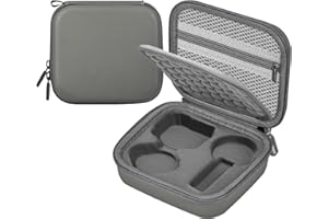 Leayjeen insta360 Go 3S Voyage caméra Sac, kit de Caméra Vlogs Portable pour Les Sports et Les activités de Plein air (étui Uniquement) Gris