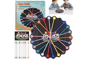 FENTAR Brainy Knots Juego, Juguetes Educativos para Cuerda, Juego de Rompecabezas de Cuerda Retorcida Se Puede Utilizar como Regalo, Juego para Entrenar a Su Hijo a Concentrarse y Ser Paciente