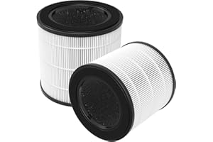 YADOBIG 2 Stück Ersatzteile Kompatibel mit Philips Luftreinigern der Serie 800 AC0850/11, AC0830/10, AC0820/30, AC0820/10, AC0819/10, 3-in-1 Patronen mit H13 HEPA-Filter, Aktivkohlefilter und Vorfilter