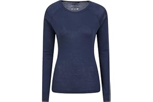 Mountain Warehouse Merino Womens Long Sleeve V Neck Top