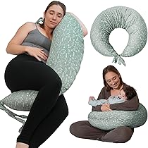 JUKKI® Voedingskussen, zijslaapkussen, VELVET (fluweel), 170 cm