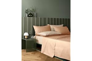 Bassetti Completo Letto Matrimoniale, Pop Color Double, Lenzuola, 100% cotone, Corda, 240 x 280