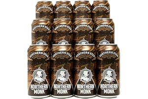 NORTHERN MONK BREW Northern Monk Dark Craft Beer, Northern Star, Chocolate, Caramel & Biscuit Porter, 5.2% abv, 12 x 440ml Cans