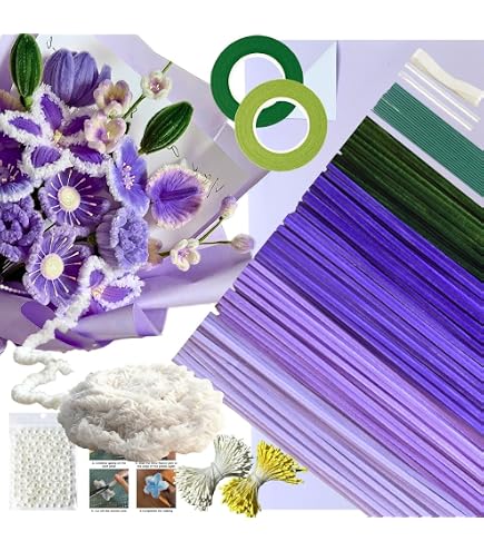 Lot De 300 Cure-pipes Colorés + 200 Macarons + 100 Verts – Fils Chenille 30 Cm Pour Bricolage, Créations Fleurs, Déco Enfants
