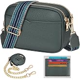 Roulens Borsa A Tracolla Donna 3 Scomparti Capienti, In Pelle PU Con Cinghia Regolabile E Rimovibile, Elegante E Leggera - 3
