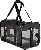 AmazonBasics Transporttasche für Haustiere, weiche Seitenteile