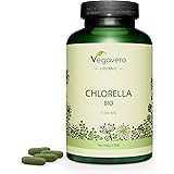 CHLORELLA BIO Presslinge Vegavero ® | 1000 mg: HÖCHSTER CHLORELLA GEHALT | Chlorella aus PORTUGAL | Natürliche Vitamin B12 Qu