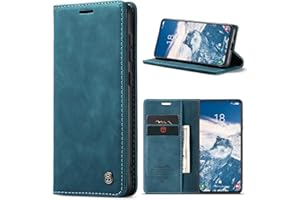 Azororo Handyhülle für Samsung Galaxy S24 FE 5G Hülle Premium Lederhülle Flip Case Magnet Tascher Kartenfach Standfunktion Klapphülle Schutzhülle für Samsung Galaxy S24 FE, Blaugrün