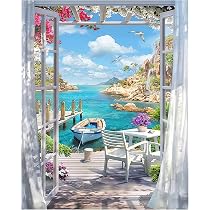 Malen Nach Zahlen Set 'Mohnblumen' – Inkl. Leinwand 40x50 Cm, Farben & Pinsel