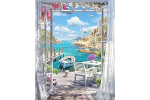 Jigspsyzh Malen Nach Zahlen Erwachsene Landschaft - Bastelset Erwachsene Gemälde Leinwand 40x50 cm Mit Farbe und Pinsel - Geschenke und Maldekorationen