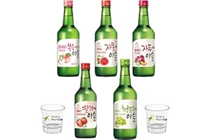 STARRY MART Jinro Chamisul Soju – Ensemble de saveurs fruitées