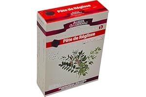 AUZIER CHABERNAC Pâte de réglisse - Véritable réglisse coupée de Montpellier sans parfum chimique, sans colorant - Confiserie de Tradition : (Etui pocket 50g : Lot de 1.)