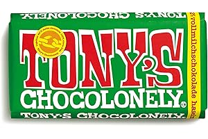 Tony's Chocolonely - Elegancka czekolada pełnomleczna z orzechami laskowymi - 1 x 180 g - czekolada z orzechami laskowymi - Belgium Fairtrade Chocolate