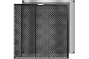 Dofiki 400mm x 400mm table de travail pour machine à graver laser, table laser nid d'abeille lit nid d'abeille 15.7" x 15.7" lit laser nid d'abeille pour découpeuse laser et graveur laser