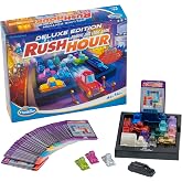 ThinkFun - Rush Hour Deluxe | Logic Game 120 Challenges for Kids 8+ | Rush Hour Deluxe with 120 progressive difficulty challe