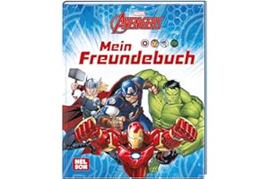 Marvel Avengers: Mein Freundebuch: Eintragbuch für Jungen und Mädchen ab 6 Jahren mit den beliebtesten Superhelden von Superman bis Thor