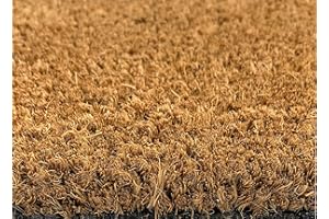 Grandismo Premium Coir Entrance Matting - Indoor/Outdoor - 1m or 2m Width - Cut To Size - Heavy Duty Tough Fibres - Hallway, Foyer, Lobby,Reception, Door Mat, Roll (1metre, 50cm)