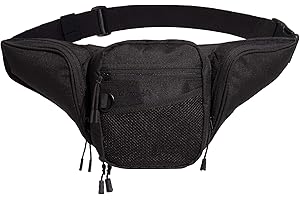 PENTAGON Marsupio Nemea 2 con Fondina Interna Ambidestra (Nero)