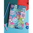 Doodle | The Happiness 2025 Wiro Bound Planner with Sticker Sheets | A5 | Hard Bound | Undated | Yearly, Monthly, Daily Planner Diary with Theme Based Activity Pages, Tear Away Note Cards & Quote Cards I To Do Lists I 216 Ruled Pages I 80 GSM (Impressionist)