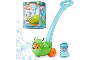Cheeky Bubbles Maquina De Burbujas para Niños, Maquina De Burbujas Automática, Bubble Machine con Rana de Pompas y Ballena Burbujas (Rana Verde)
