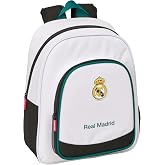 Real Madrid EQUIPACI&Oacute;N 26/27 &ndash; Safta Children's Backpack, Ideal for Children of Different Ages, Comfortable and Versatile, Qu